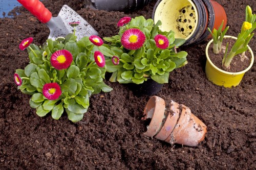 Feltham landscaping team creating a well-designed outdoor space